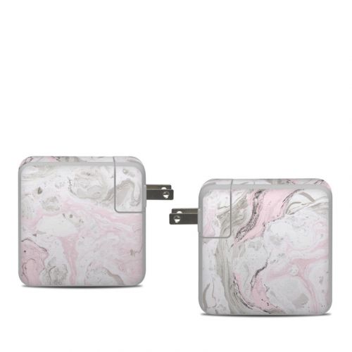 Rosa Marble Apple 61W USB-C Power Adapter Skin