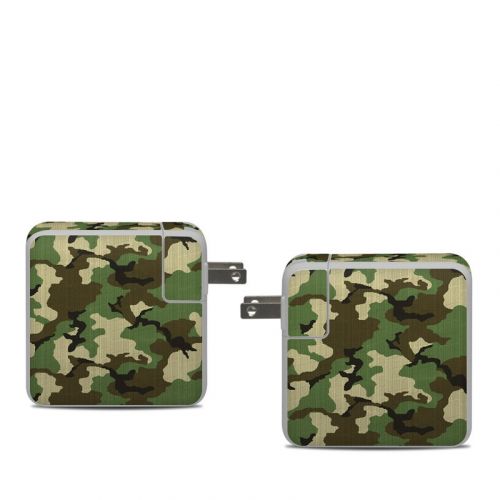 Woodland Camo Apple 61W USB-C Power Adapter Skin