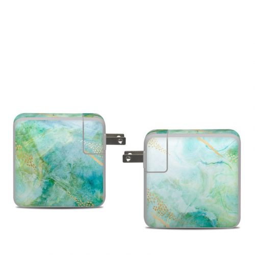 Winter Marble Apple 61W USB-C Power Adapter Skin