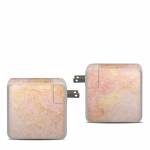 Rose Gold Marble Apple 87W USB-C Power Adapter Skin
