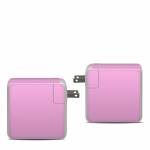 Solid State Pink Apple 87W USB-C Power Adapter Skin