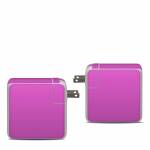 Solid State Vibrant Pink Apple 87W USB-C Power Adapter Skin