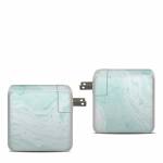 Winter Green Marble Apple 87W USB-C Power Adapter Skin