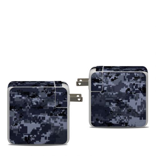Digital Navy Camo Apple 87W USB-C Power Adapter Skin