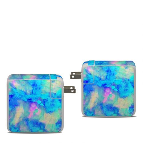 Electrify Ice Blue Apple 87W USB-C Power Adapter Skin