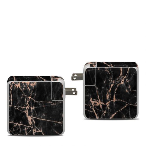 Rose Quartz Marble Apple 87W USB-C Power Adapter Skin