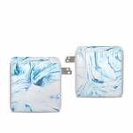 Azul Marble Apple 96W USB-C Power Adapter Skin