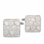 Honey Marble Apple 96W USB-C Power Adapter Skin