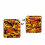 Orange Camo Apple 96W USB-C Power Adapter Skin