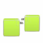 Solid State Lime Apple 96W USB-C Power Adapter Skin