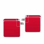 Solid State Red Apple 96W USB-C Power Adapter Skin