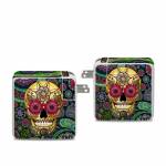 Sugar Skull Paisley Apple 96W USB-C Power Adapter Skin