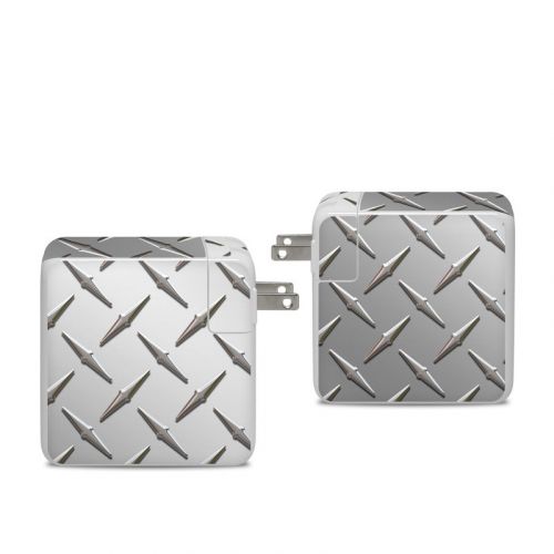 Diamond Plate Apple 96W USB-C Power Adapter Skin