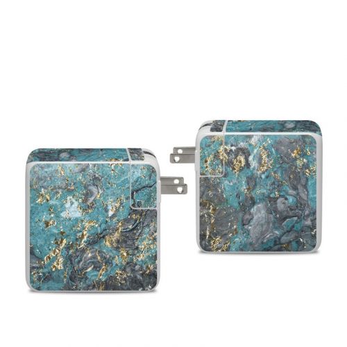 Gilded Glacier Marble Apple 96W USB-C Power Adapter Skin