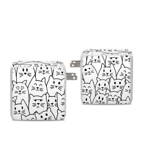 Moody Cats Apple 96W USB-C Power Adapter Skin