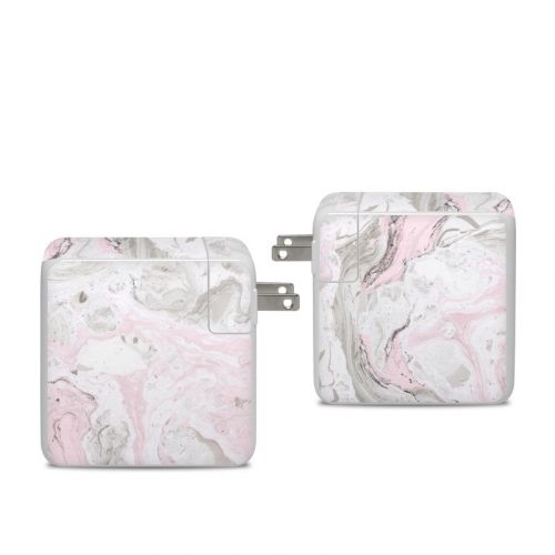 Rosa Marble Apple 96W USB-C Power Adapter Skin