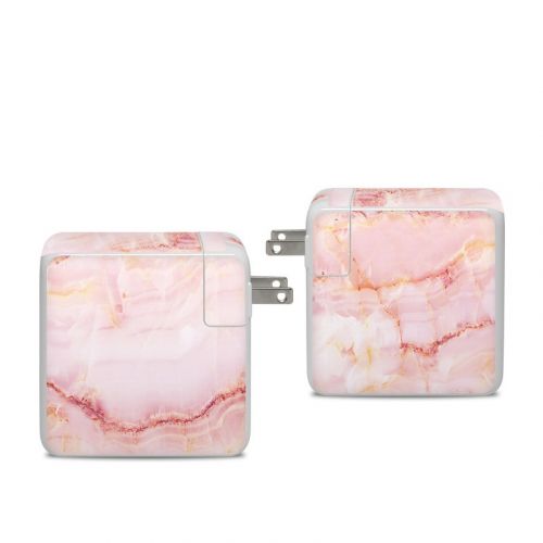 Satin Marble Apple 96W USB-C Power Adapter Skin
