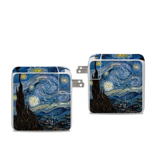 Starry Night Apple 96W USB-C Power Adapter Skin