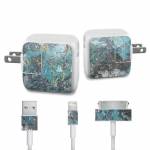 Gilded Glacier Marble Apple 12W USB Power Adapter Skin