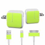 Solid State Lime Apple 12W USB Power Adapter Skin