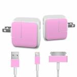 Solid State Pink Apple 12W USB Power Adapter Skin