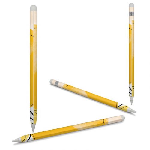 Abstract Yellow Apple Pencil Skin
