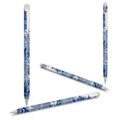 Blue Willow Apple Pencil Skin