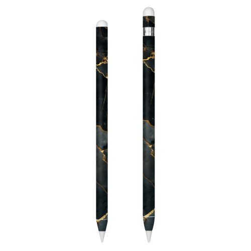 Repaired Black Marble Apple Pencil Skin