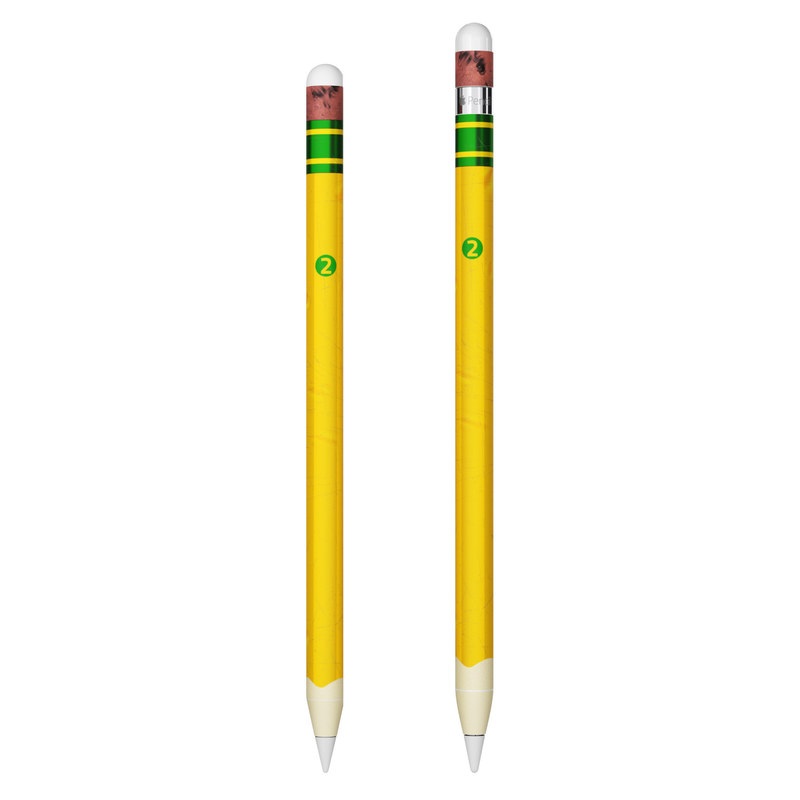 Apple Pencil Skin design with yellow, green, pink, black colors