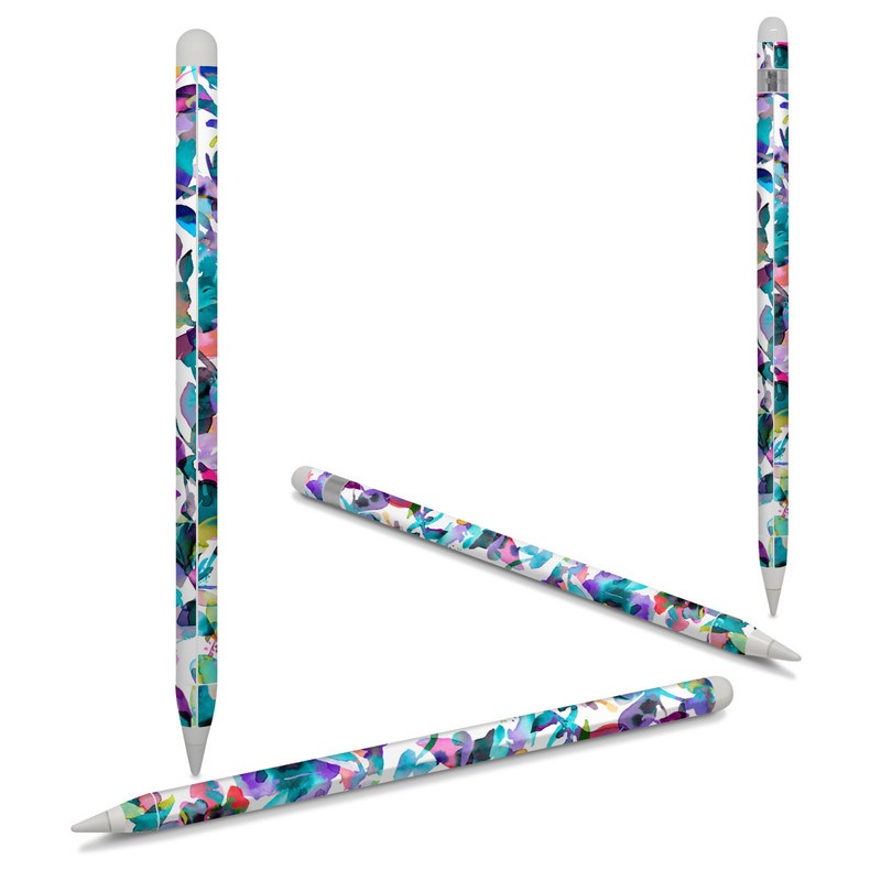 Apple Pencil Skin design of Pattern, Design, Textile with white, blue, red, purple, pink, orange, yellow colors