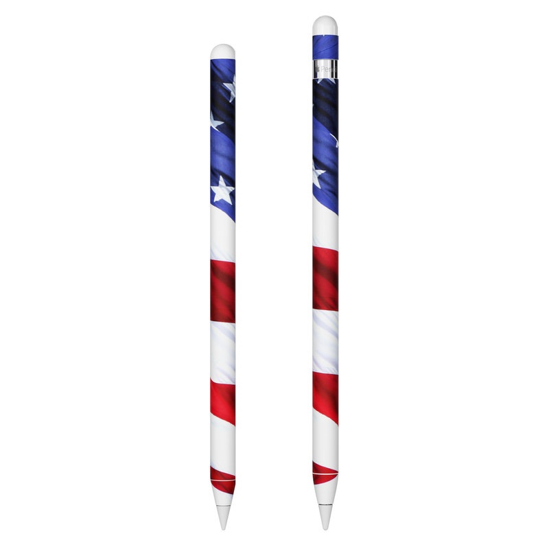 Apple Pencil Skin design of Flag, Flag of the united states, Flag Day (USA), Veterans day, Memorial day, Holiday, Independence day, Event, with red, blue, white colors