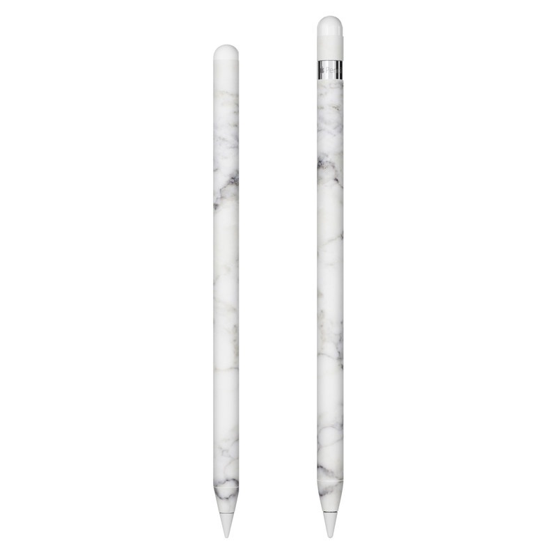 Apple Pencil Skin design of White, Geological phenomenon, Marble, Black-and-white, Freezing, with white, black, gray colors
