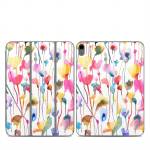 Watercolor Wild Flowers Smart Folio for iPad Series Skin