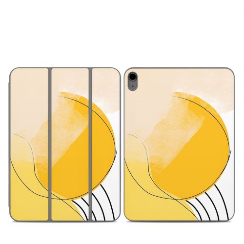 Abstract Yellow Smart Folio for iPad Series Skin