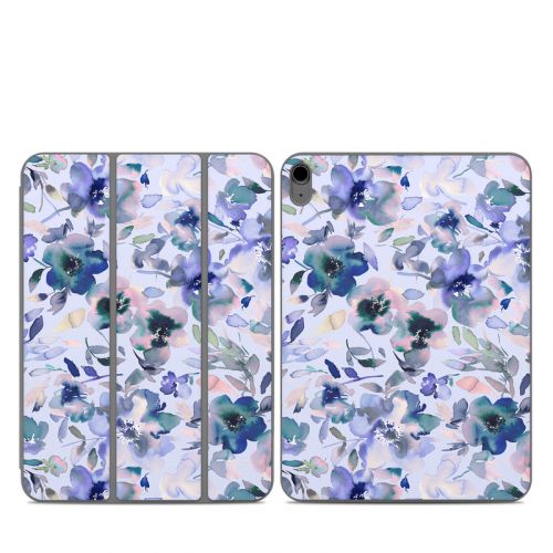 Aquatic Artistic Flowers Smart Folio for iPad Series Skin