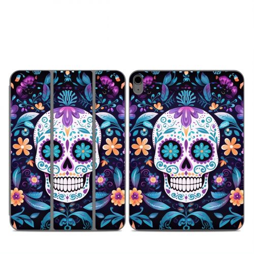 Calavera Azul Smart Folio for iPad Series Skin