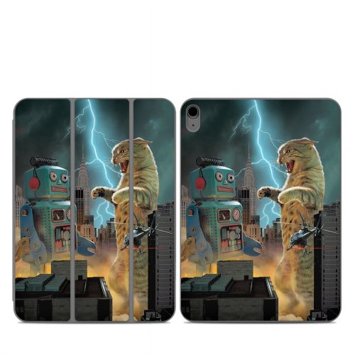 Catzilla Vs Robot Smart Folio for iPad Series Skin
