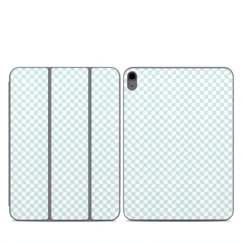 Checker Light Blue Smart Folio for iPad Series Skin