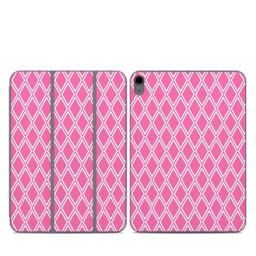 Pink Checks Smart Folio for iPad Series Skin