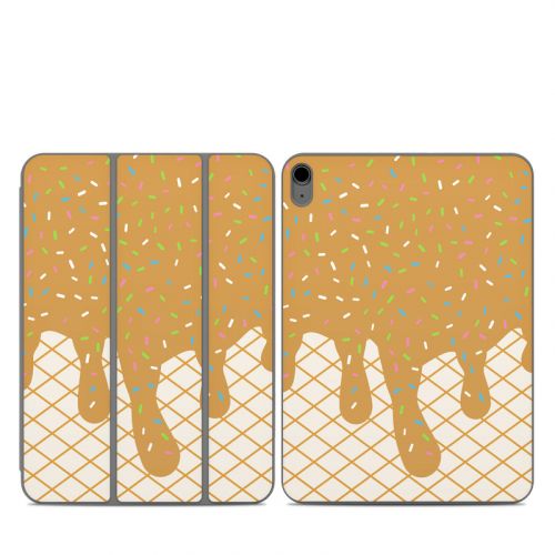 Caramel Ice Cream Drip Smart Folio for iPad Series Skin