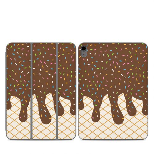 Chocolate Ice Cream Drip Smart Folio for iPad Series Skin
