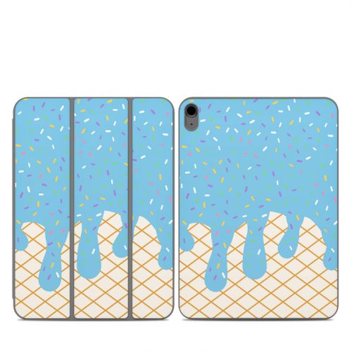 Cotton Candy Ice Cream Drip Smart Folio for iPad Series Skin