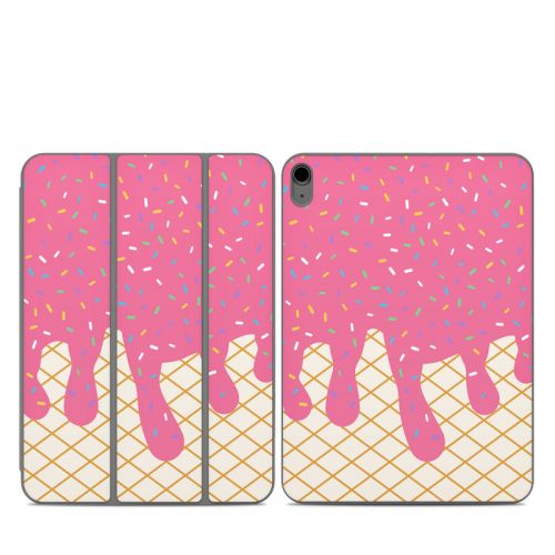 Strawberry Ice Cream Drip Smart Folio for iPad Series Skin