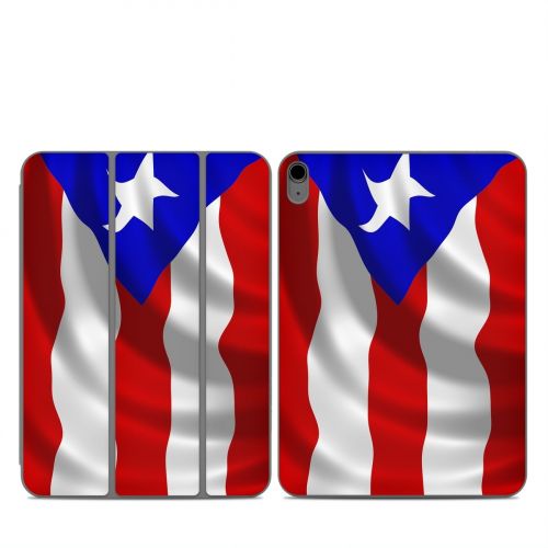 Puerto Rican Flag Smart Folio for iPad Series Skin