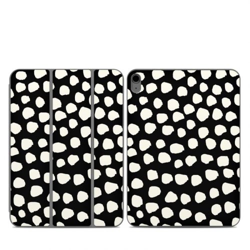 Inky Spots Black Smart Folio for iPad Series Skin