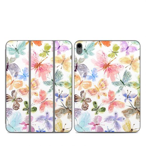 Pastel Butterflies Smart Folio for iPad Series Skin