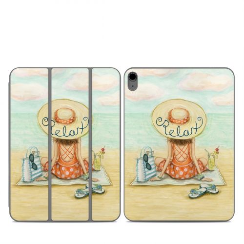 Relaxing on Beach Smart Folio for iPad Series Skin