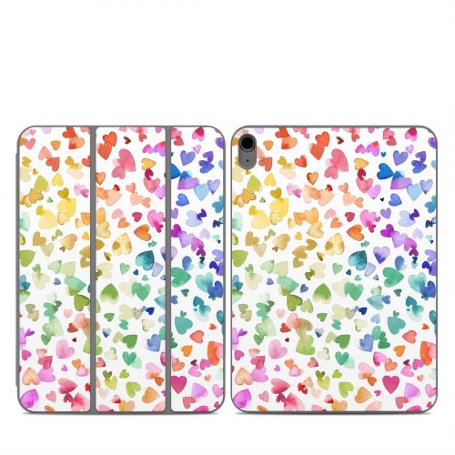 Valentines Love Hearts Smart Folio for iPad Series Skin