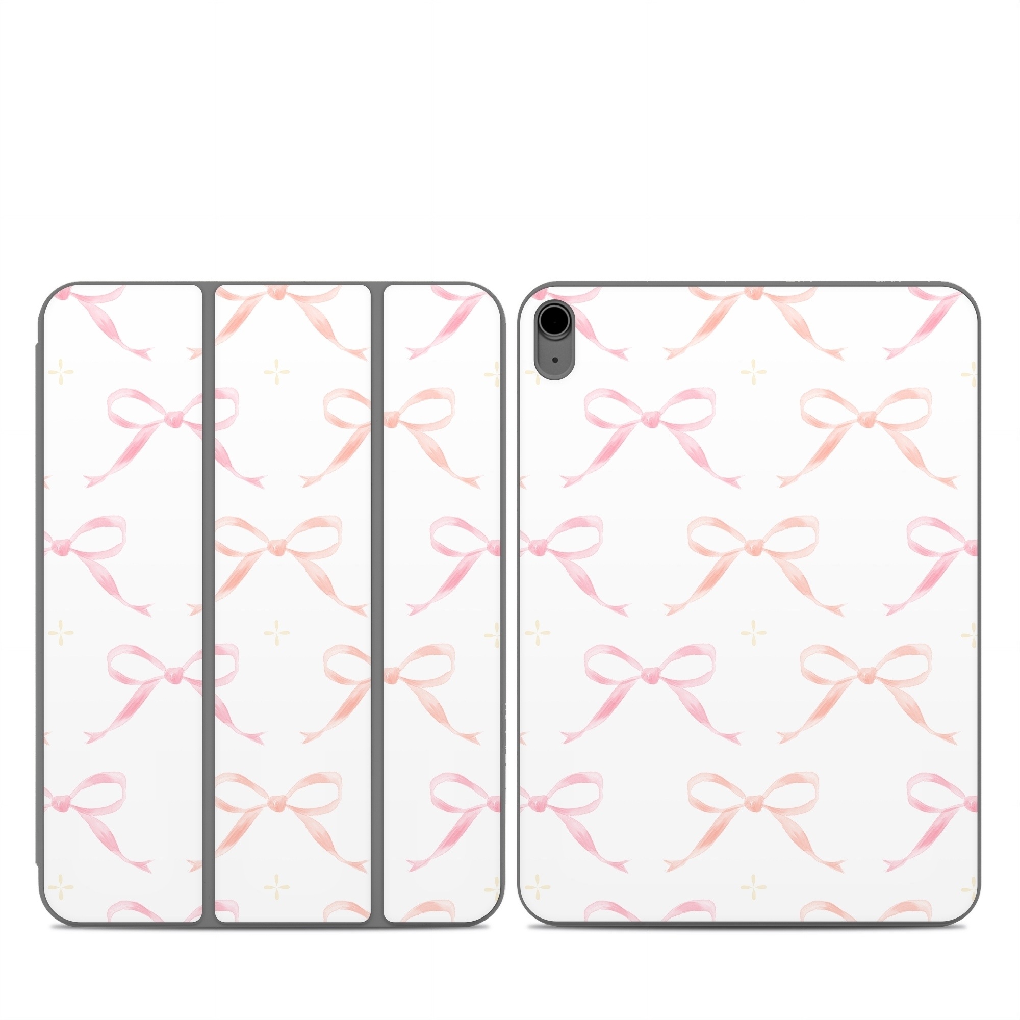 Smart Folio for iPad Series Skin design of Textile, Rectangle, Pink, Motif, Font, Magenta, Symmetry, Pattern, Art, Peach, with white, pink, orange colors