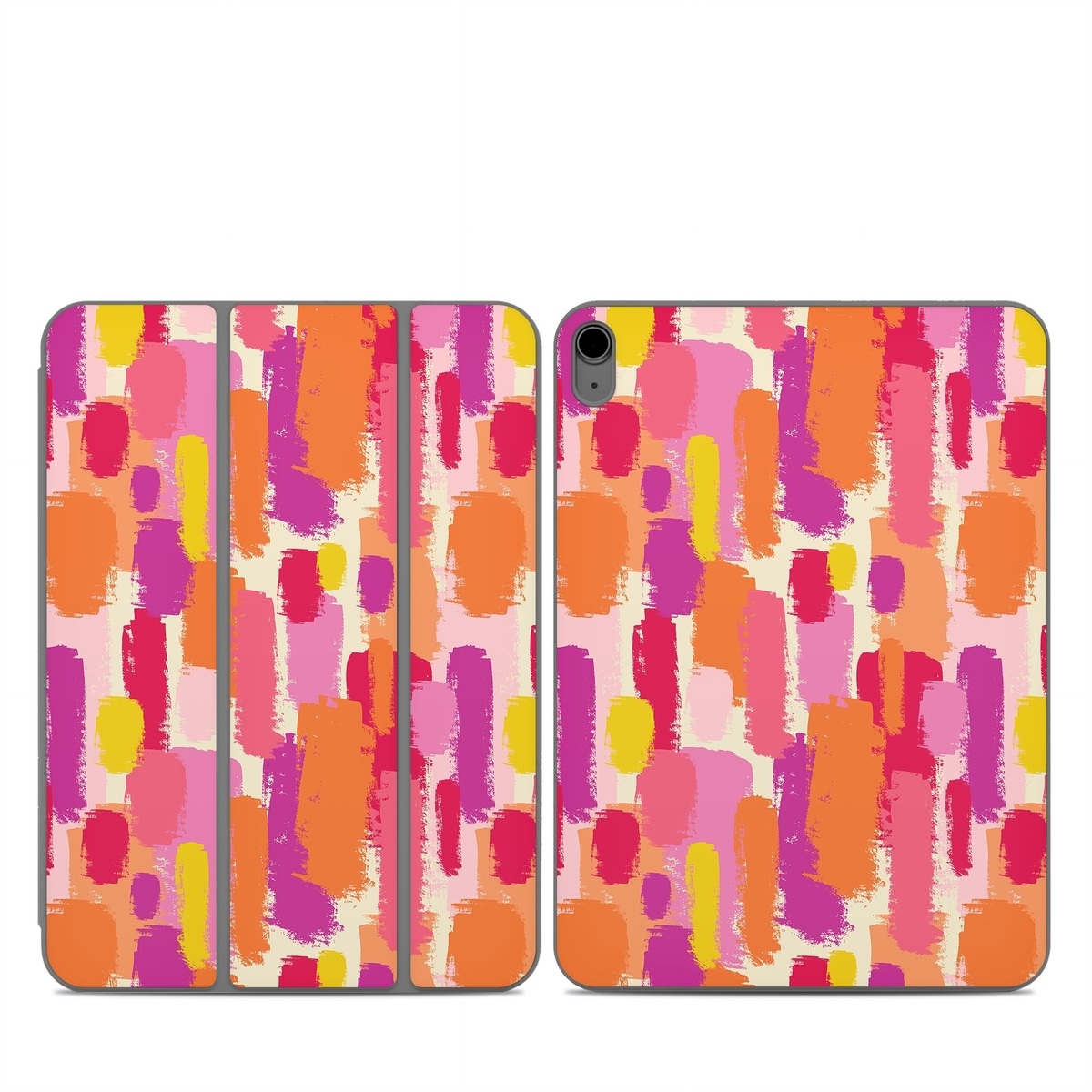Smart Folio for iPad Series Skin design of Font, Material property, Magenta, Pattern, Art, Graphics, Tints and shades, Visual arts, Design, Graphic design, with orange, yellow, pink, purple, red, white colors